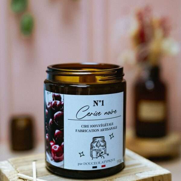 Bougie Cerise noire