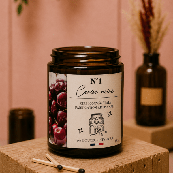 Bougie - Cerise noire