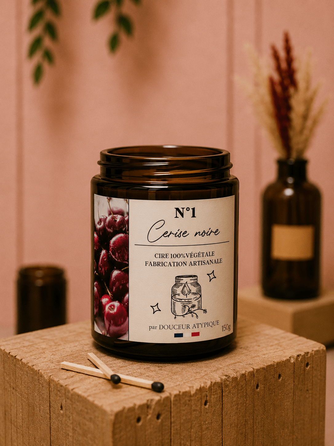Bougie - Cerise noire