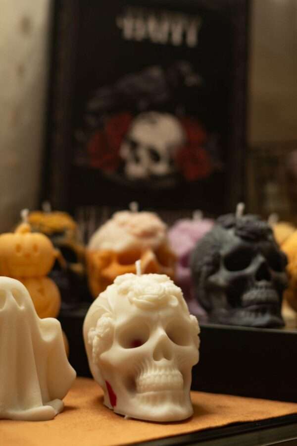 Bougie Tête de mort