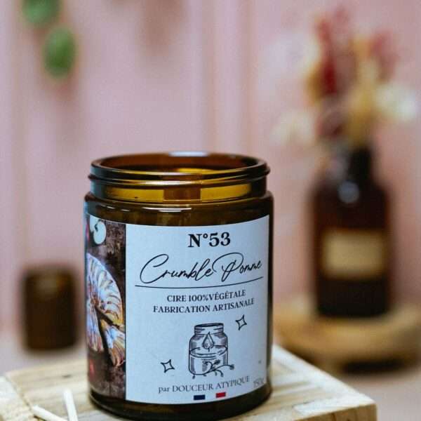 Bougie Crumble pomme
