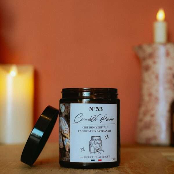 Bougie Crumble pomme