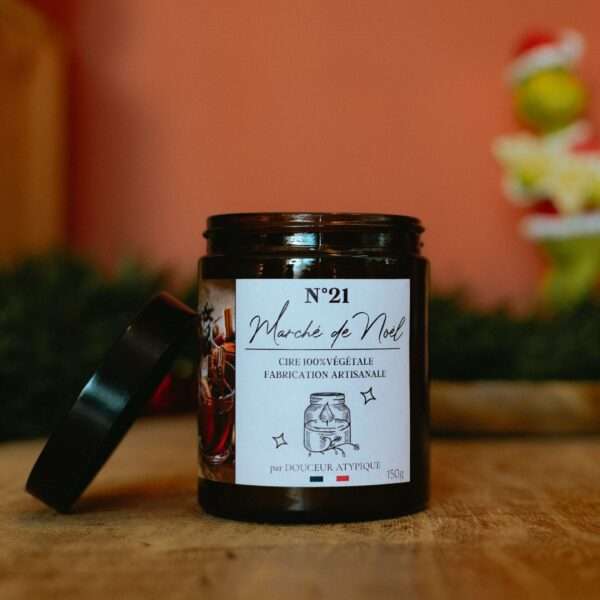 Bougie Marché de Noël