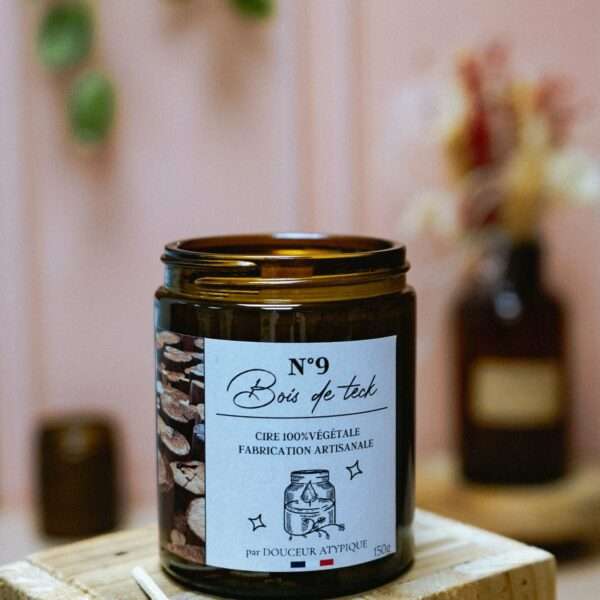 Bougie Bois de teck